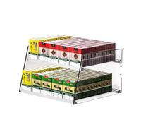 Présentoir à Cigarettes, présentoir Automatique en Acrylique Transparent pour Poussoir à Cigarettes - Étagère trapézoïdale et Armoire à allumettes (91,4 x 27,9 x 30,5 cm) - Améliore la visib