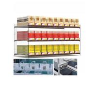 Présentoir à Cigarettes rectangulaire pour cafés et Bars - Étagères Transparentes, Facile à Nettoyer, idéal pour Les centres commerciaux - Dimensions : 91,5 x 28,4 x 98 cm, Couleur transpare