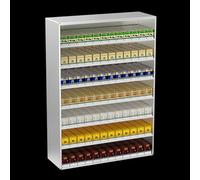 Présentoir à cigarettes - Support mural et de bureau, poussoir automatique pour magasins de proximité et supermarchés, solution durable pour vente au détail