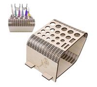 Présentoir à ciseaux au Crochet, cadre, présentoir de rangement, contreplaqué de peuplier poreux et support de rangement pour outils de travail du cuir