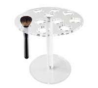 Présentoir à ciseaux de salon - Organisateur de ciseaux en acrylique transparent - Présentoir à outils de coiffure avec plusieurs emplacements - Étagère de rangement pour comptoir - Porte-équipement