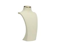 Présentoir à colliers en métal microfibre, modèle de fenêtre, présentoir à colliers, pendentif suspendu, étagère à colliers(Beige,S)