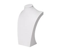Présentoir à colliers Présentoir à colliers en bois, vitrine, modèle de collier(White 25cm high)