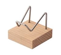 Présentoir à cristaux | Bras en métal durable avec base en bois - Support en pour pierres, géodes, agate minérale, corail, fossile, convient pour les collectionneurs de minéraux