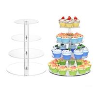 Présentoir à cupcakes en acrylique à 3 étages pour 50 cupcakes, solution pratique pour organiser les desserts lors de grands événements (3)