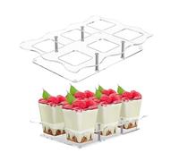 Présentoir à Cupcakes - Étagères à Dessert Transparentes pour fêtes - Étagères à Dessert et Aliments - pour Anniversaire, Mariage, Shower, Chambre à Coucher, parfums et Figurines