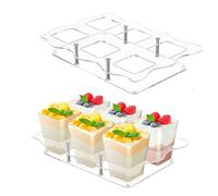 Présentoir à cupcakes, rehausseurs et décorations pour desserts et aliments | Étagères à dessert | Pour anniversaire et mariage et douche et chambre à coucher, parfums et figurines