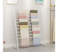 Présentoir à écharpes à 10 niveaux en métal pour châles, hijabs et accessoires Parfait pour les boutiques de vente au détail et l'organisation d'articles de mode