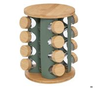 Présentoir à épices ""Sensia"" avec plateau tournant 15 pots - 5 five simply smart - Blanc