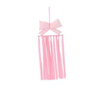 Présentoir à Épingles à Cheveux Nœud Rose en Bois Suspendu
