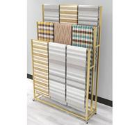 Présentoir à étage étagé en métal pour écharpe, magasin de vente au détail de vêtements commerciaux