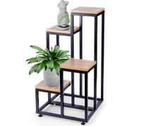 Vilde Support pour pots de fleurs en métal, 4 étages, 69 cm