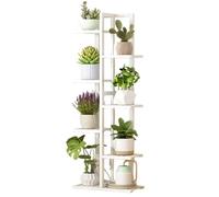 Présentoir À Fleurs Pour Terrasse De Jardin, Support À Plantes À Plusieurs Niveaux Pour Balcon Aéré Pour Éviter L'accumulation D'eau, Idéal Pour Les Jardins(White,7layer)