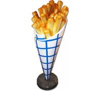 Présentoir à frites 140cm de haut Figurine décorative/publicitaire - GFK - surdimensionné XXL - pour l'extérieur