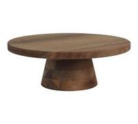 Présentoir à Gâteau Acacia Ø28 cm - HESAN - ALTOBUY Marron