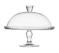 Présentoir à Gâteau Avec Cloche ""Lara"" 32cm Transparent
