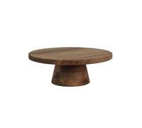 Generique Présentoir à gâteau en bois Acacia 28 cm Marron