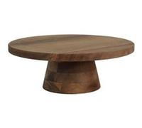 Présentoir à Gâteau en Bois "Acacia" 28cm Marron G