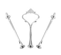 Présentoir à Gâteau Multi Étages Support de Assiette Dessert Plats Service Poignée Plateau Cupcake pour Mariage Fête Soirée Anniversaire, Tiers Cake Tray Stand Handle Fruit Plate Hardware Non Inclus