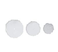 Présentoir à gâteaux à 3 étages en résine, moule rond en silicone, support à collation pour un démoulage facile, affichage multi-usage abordable