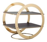 Artesà Présentoir À Aliments Avec Cadre En Forme De Roue, Finition Laiton, 31,5 X 22,5 X 30 cm, Coffret Cadeau