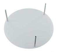 Présentoir à gâteaux en acrylique robuste pour présentation de desserts à plusieurs niveaux, assiette support pour cupcakes, muffins et buffets, convient pour les fêtes de mariage (taille XL : 30 cm)