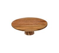 - Présentoir à Gâteaux en Bois "Acacia" 28cm Marron