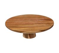 Présentoir à Gâteaux en Bois "Acacia" 28cm Marron