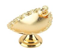 Présentoir à Gâteaux Européen élégant, Assiette à Dessert Dorée pour la Décoration de la Maison, Plateau de Service Polyvalent pour les Fêtes, 1 unité