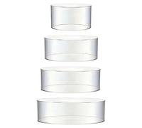 Présentoir à gâteaux | Présentoir à gâteaux empilable en acrylique à 4 niveaux - Camisas de botones a la para el verano, ropa casual y de estilo para hombres, pour mariage, anniversaire, Noël, fête