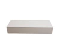 Présentoir à gâteaux rectangulaire pour Desserts et Objets de Collection, présentoir à Bijoux et Figurines, Grand Format 50 x 50 x 10 cm, Finition Noire élégante.
