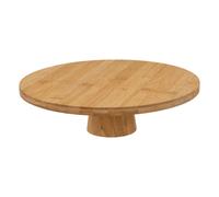 Présentoir à Gâteaux Rond "Bambou" 28cm Beige