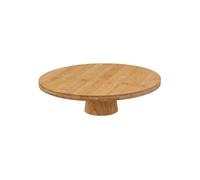 - Présentoir à Gâteaux Rond "Bambou" 28cm Beige