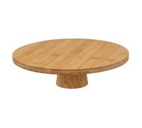Secret de Gourmet - Présentoir à Gâteaux Rond "Bambou" 28cm Beige Beige G