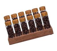 Présentoir à grains de café efficace avec 12 sections uniques pour les amateurs