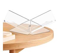 Présentoir à livres en acrylique - Avec angle de lecture confortable - Porte-revues au design de rivets inférieurs - Support pour la bibliothèque