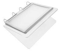 Présentoir à Menus de Table en Acrylique Transparent à Page | Base Stable, Finition Lisse, pour Cartes D’instruction, Comptoirs, Restaurants et Événements Professionnels