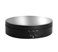 Présentoir à miroir rotatif nickel é à trois vitesses, résistant à 360, coloré, porte-bijoux, alimentation USB, prise de vue rotative 138WhiteMirror