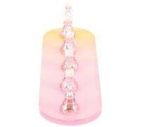 Présentoir à Ongles D'entraînement en Plastique, Support Ovale Léger | 1 Set, Fixation Facile, pour Affichage de Pointes Artificielles, Usage à Domicile et Écoles de Manucure