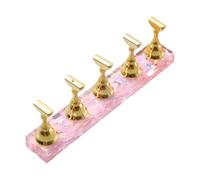 Présentoir à ongles longs en acrylique avec motifs flocon de neige, cœur, étoile pour l'entraînement et la pratique quotidienne