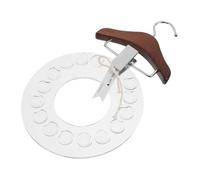 Présentoir à Ongles Rond en Acrylique pour Salon, Support Clair | Visibilité Nette, Nettoyage Facile, Aide au Choix Client, Usage Comptoir Beauté, pour Point