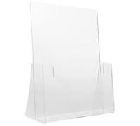 Présentoir à Prospectus en Acrylique, Support de Brochures Transparent | Rangement Gain de Place, Affichage de Bureau, Accès Rapide aux Livrets, Style Moderne pour Comptoir
