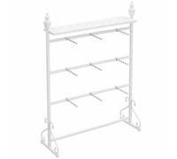 Présentoir à sous-vêtements en métal à 4 Niveaux, sur Pied, avec Cintre pour Chaussettes, Culottes et Bandeaux, idéal pour Les magasins (Noir 150 x 40 x 155 cm). Option Blanche dis