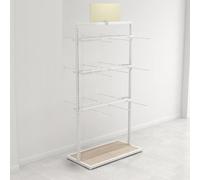 Présentoir à sous-vêtements en métal pour magasins de vêtements - Rangement polyvalent pour soutien-gorge, maillots de bain, chaussettes, bijoux et culottes - Élégant pour shorts et accessoires