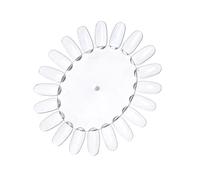 Présentoir à Vernis à Ongles 10pcs Roue D'entraînement pour Nail Art | Plastique Acrylique, Forme Tournesol, Comparaison des Couleurs, Consultation Client, Salon, Pratique