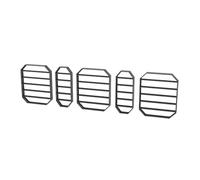 Présentoir à vernis à ongles en métal à 6 niveaux, supports de vernis à ongles parfumés pour le mur, étagère de vernis à ongles de salon, supports de rangement pour art mural (couleur : noir, taille