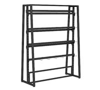 Présentoir à vêtements double face pour magasins de détail - Noir - 100 x 40 x 135 cm - Pour boutique de lingerie - Support polyvalent pour magasin d'exposition