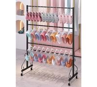Présentoir à vêtements pour centre commercial - Présentoir de lingerie à roulettes - Vitrine de vêtements intimes - Unité de marchandisation réglable