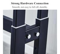 Présentoir à vêtements réglable à 6 positions - Support métallique pour vêtements, idéal pour le commerce et la maison. Organisateur de vêtements suspendus polyvalent pour magasins, salons e