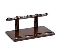 Présentoir à vin fixe de 45,7 cm pour 5 bouteilles, parfait pour la maison, un bar, une vitrine, une solution élégante de stockage de vin rouge, 37,6 cm de hauteur